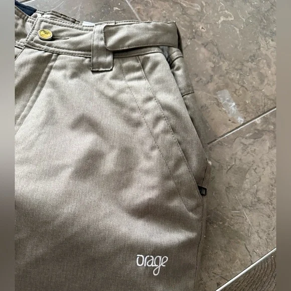 Orage Women's tan Snowboarding Pants size M - Picture 4 of 11